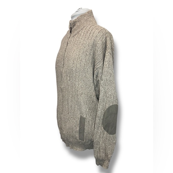 Clearwater Outfitters Mens Full Zip Ribbed Cotton Cardigan Sweater, size XL - Picture 3 of 10